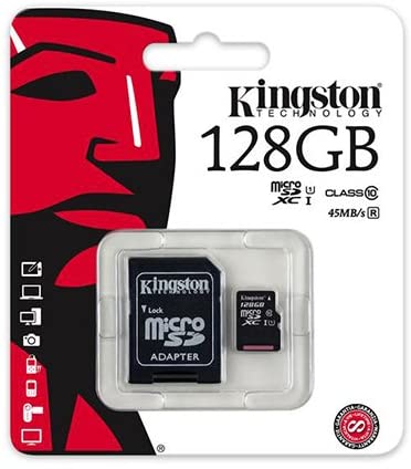 MEMORIA MICRO SD 128GB CLASE 10 KINGSTON 100MB/S
